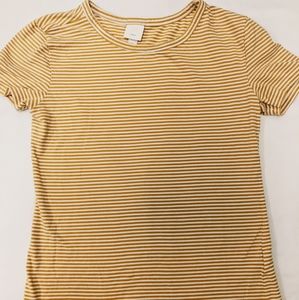 Striped yellow top